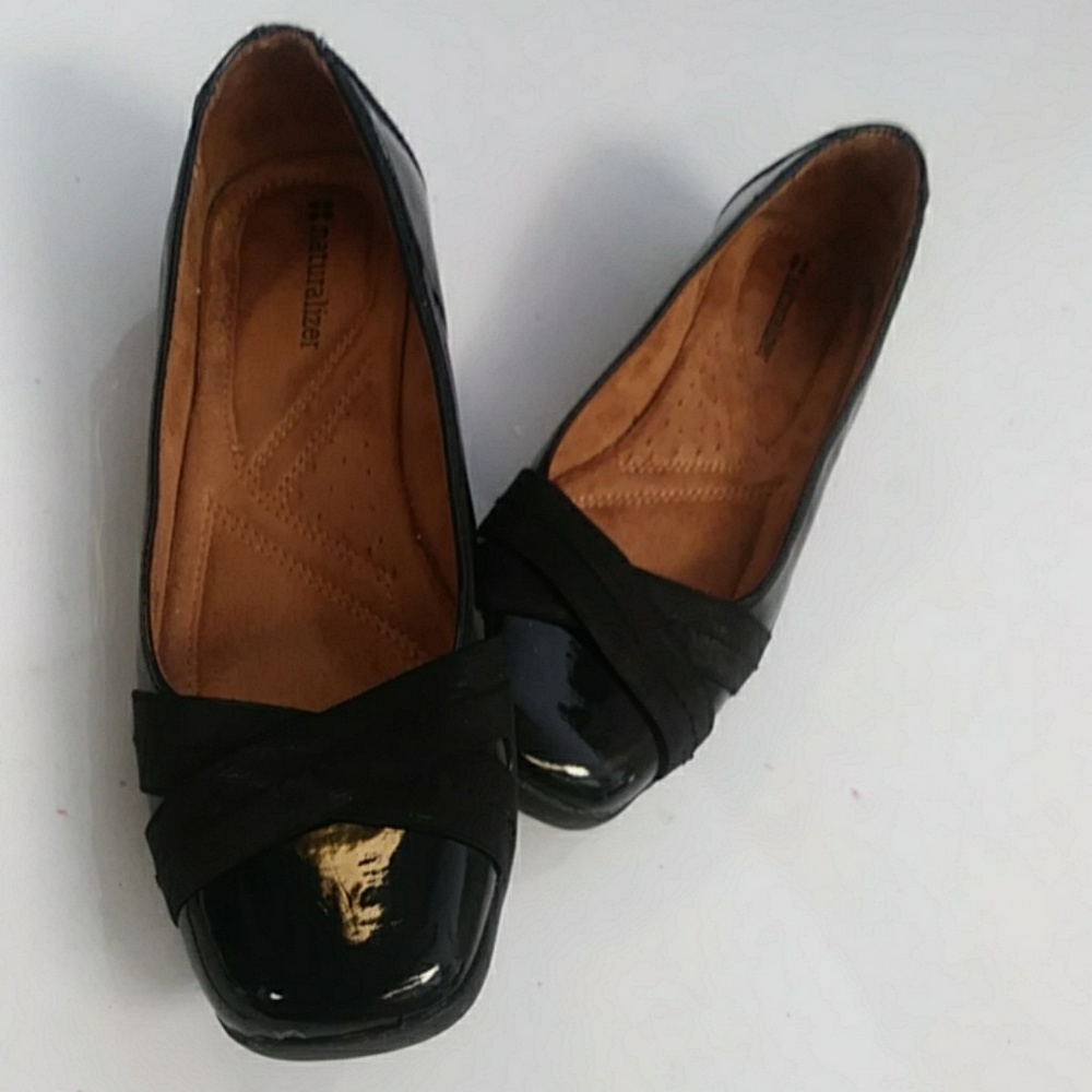 7M Naturalizer BlacK Loafers new slip on shoes